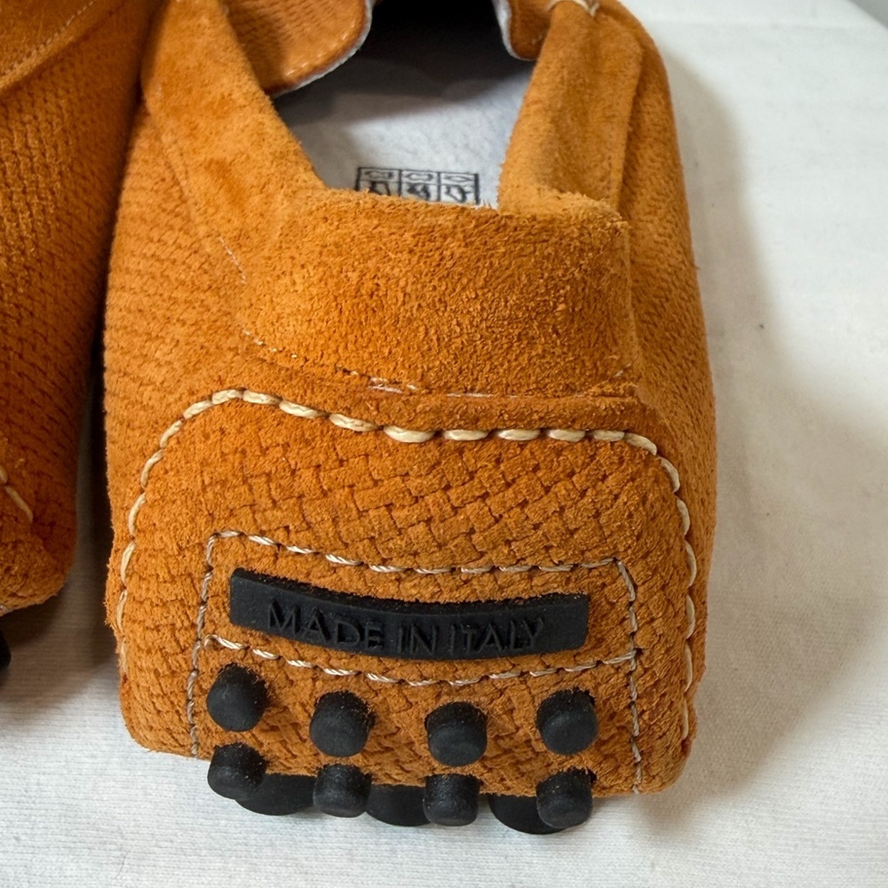 Elegant Umberto Italy Carro EU 40 US 9.5 Burnt Orange Drivers Loafers for Men - Picture 11 of 12